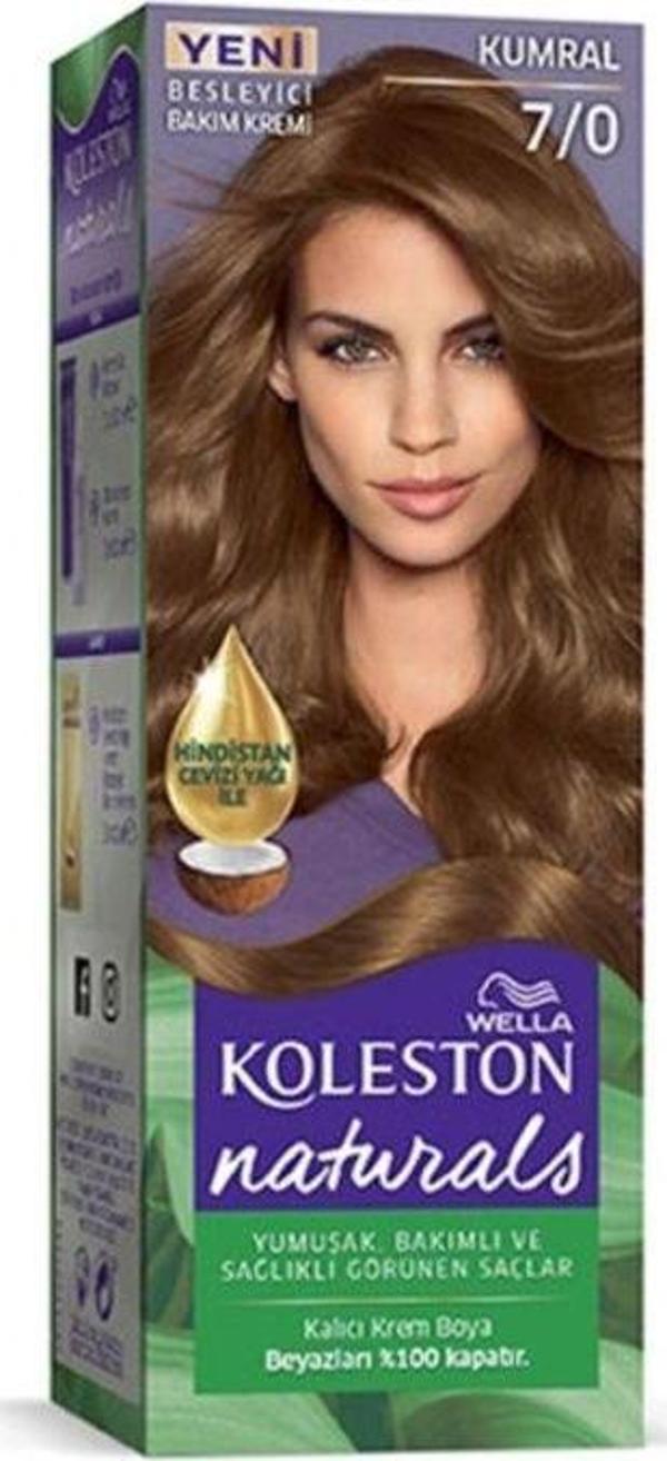 Mbb E-Ticaret Naturals Saç Boyası Kumral 7/0 - Image 1