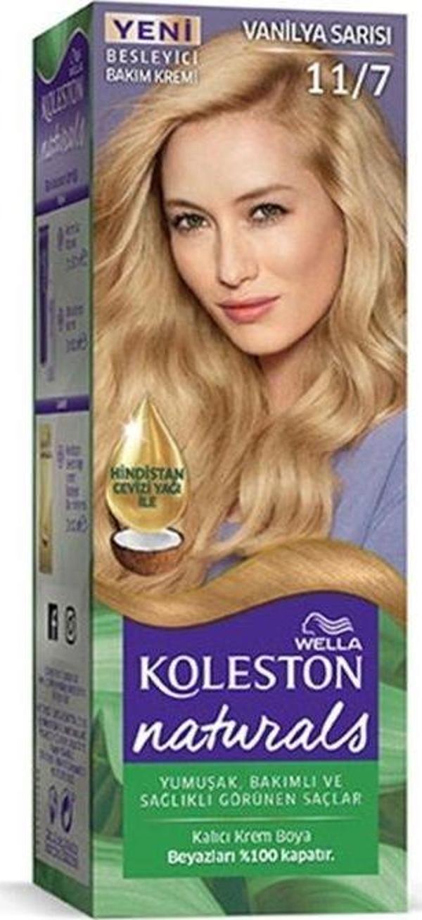 Mbb E-Ticaret Naturals Saç Boyası Vanilya Sarısı 11/7 - Image 1