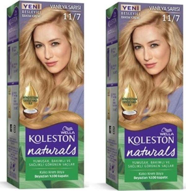 Mbb E-Ticaret Naturals Saç Boyası Vanilya Sarısı 11/7 2X Paket - Image 1