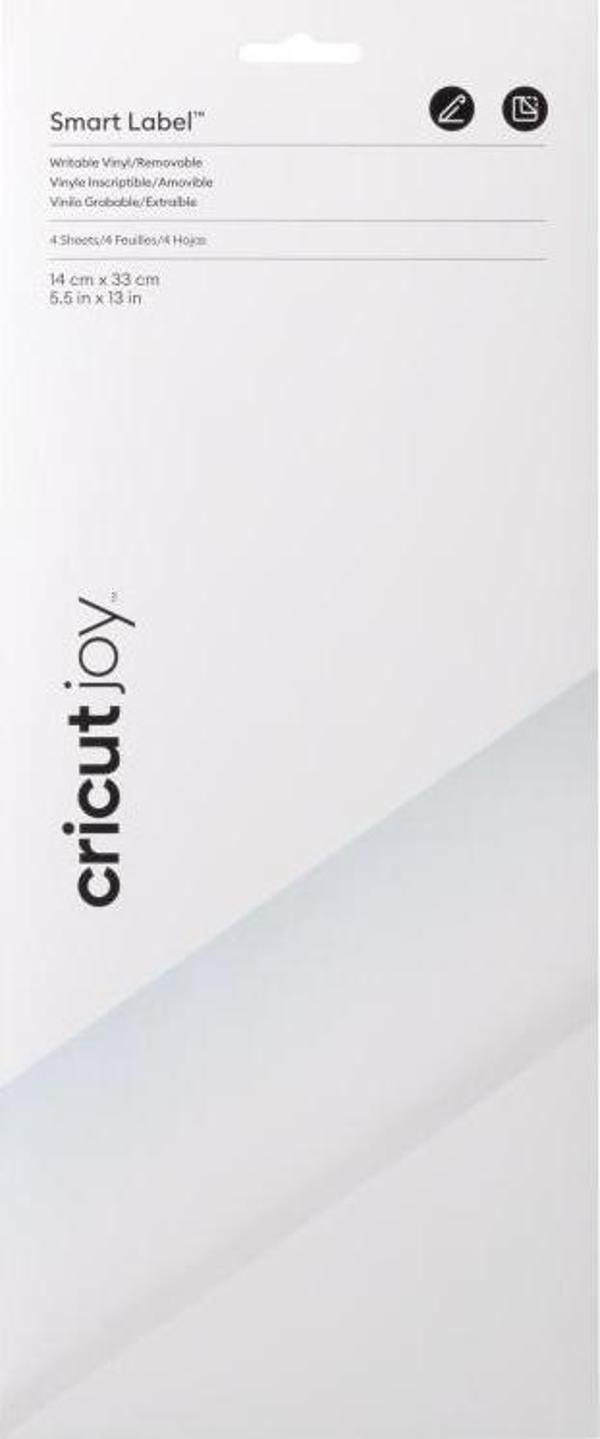 Cricut 2010003 JOY SMART VİNİL GEÇİCİ YAZILABİLİR TRANSPARAN 14 x 33 Cm 4'lü - Image 1