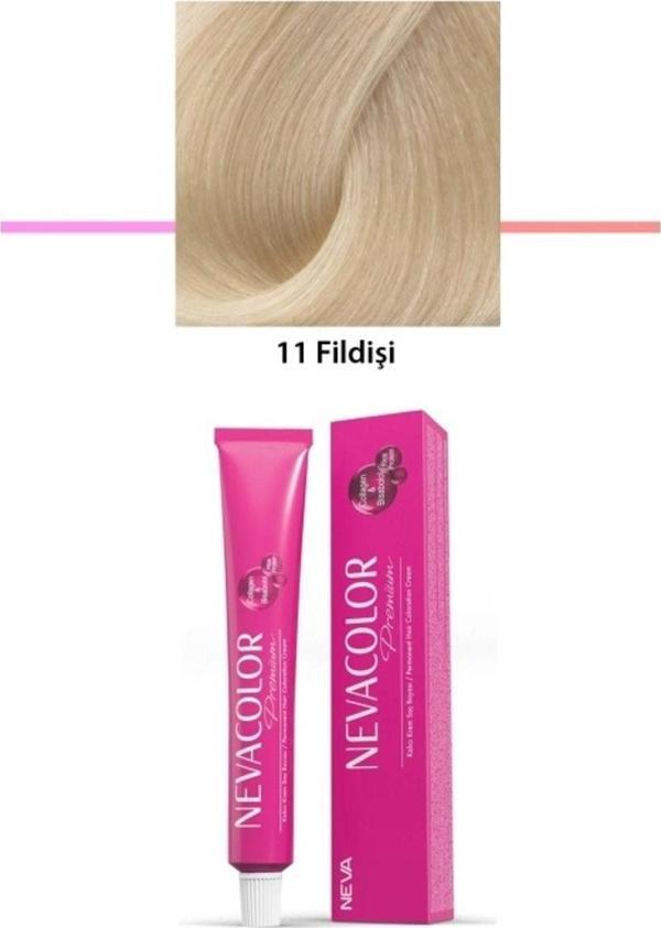 Mbb E-Ticaret Premium 11 Fildişi - Kalıcı Krem Saç Boyası 2 X 50 G Tüp - Image 1