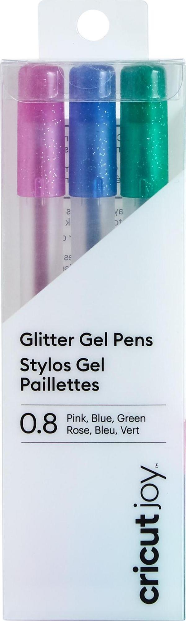 Cricut 2007080 JOY ORTA UÇLU JEL KALEM SETİ 3LÜ PAKET SİMLİ PEMBE MAVİ YEŞİL - Image 1