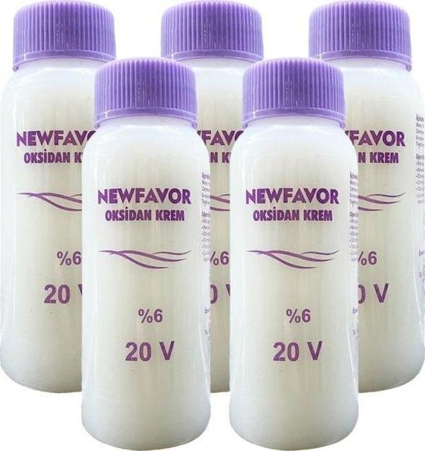 Mbb E-Ticaret 5 Adet Oksidan Krem Saç Boya Sıvısı 6'Lık 20 Volüme 60 Ml - Image 1