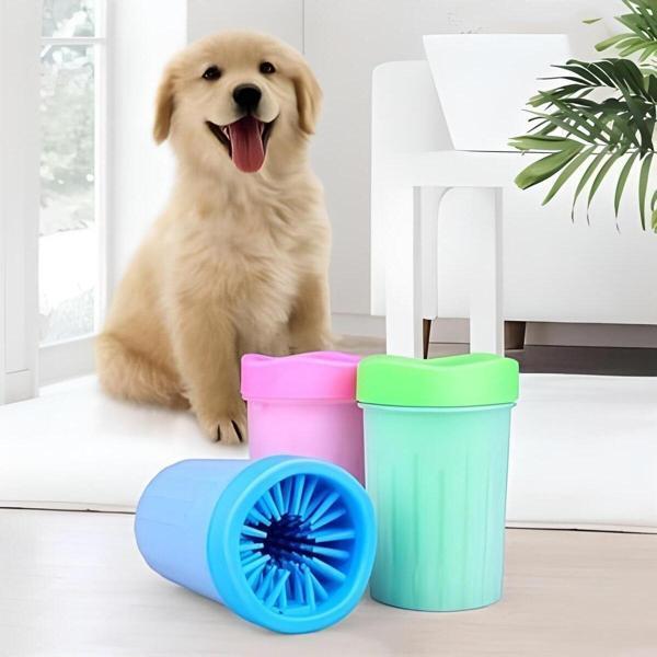 Mbb E-Ticaret Fırçalı Kedi Köpek Pati Ayak Yıkama Temizleme Kovası (Küçük) - Image 1