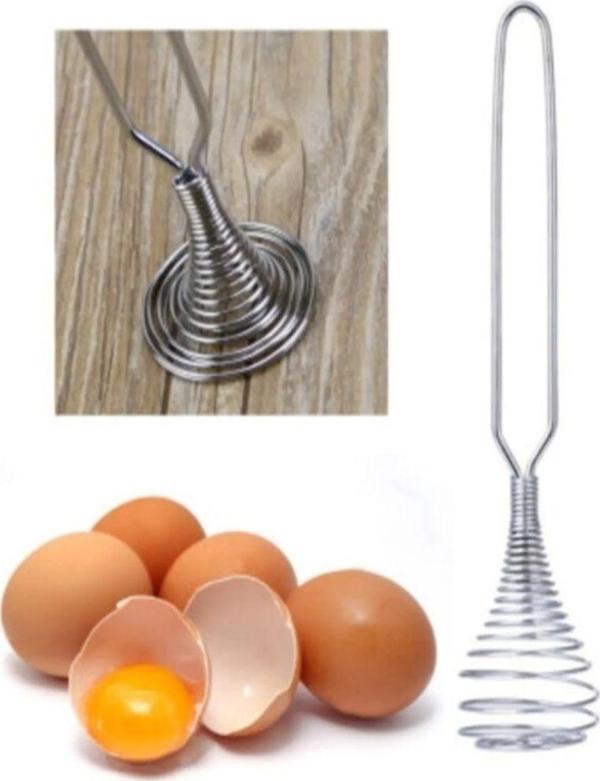 Mbb E-Ticaret Metal Mini Yumurta Çırpıcı & Karıştırıcı-Paslanmaz  - Image 1