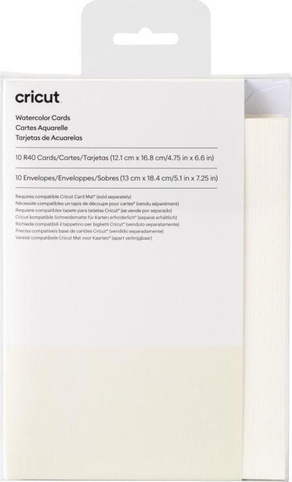 Cricut 2009985 SULUBOYA KARTLARI BEYAZ R40 10LU - Image 1