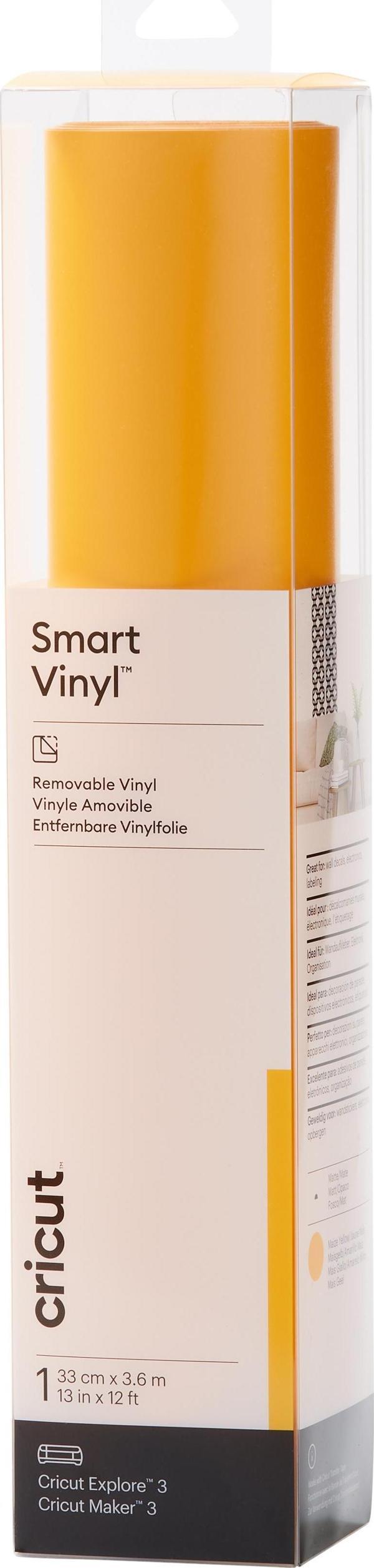 Cricut 2008651 SMART VİNİL GEÇİCİ 33X366CM 1 SAYFA MISIR SARISI - Image 1
