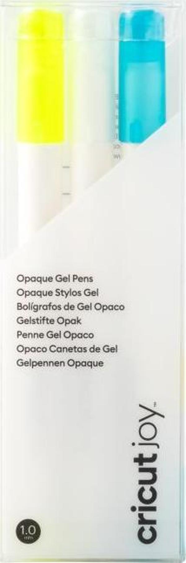 Cricut 2009381 JOY OPAK JEL 3'lü KALEM SETİ 1.0MM BEYAZ MAVİ SARI - Image 1