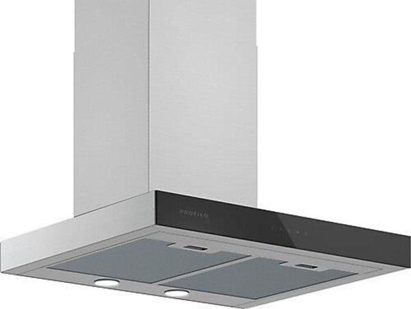Profilo DVB6K760 Siyah Cam Dekor Duvar Tipi Davlumbaz - Image 1