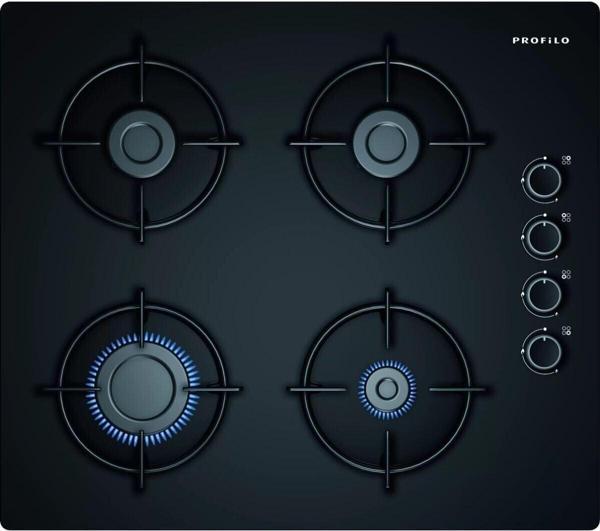 Profilo Oo36P6O10D Siyah Cam Ankastre Ocak - Image 1