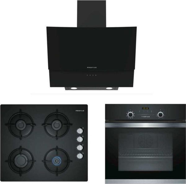 Profilo Prestij Black Set (Frma325S Fırın+Oo36P6B10 Ocak+Dve6G560 Davlumbaz) - Image 1