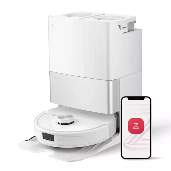 Roborock Qrevo Master Çöp İstasyonlu Akıllı Robot Süpürge - Beyaz - Image 1