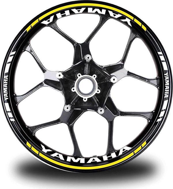 Gri Yamaha Mt 10 Sp Takım Jant Sticker Etiket - Image 1