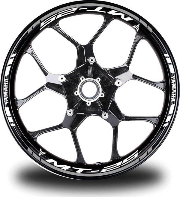 Gri Yamaha MT25 Takım Jant Sticker Etiket - Image 1