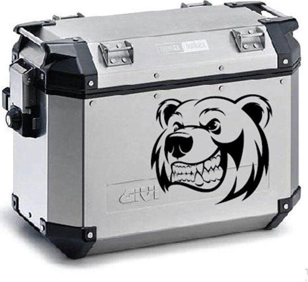 Ayı Desenli Motosiklet Çanta Sticker Etiket Modeli - 5 - Image 1