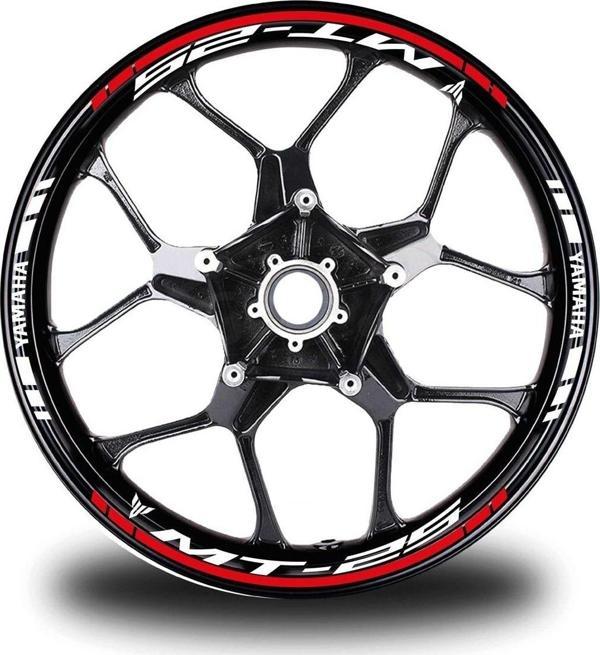 Gri Yamaha R1 Takım Jant Sticker Etiket - Image 1