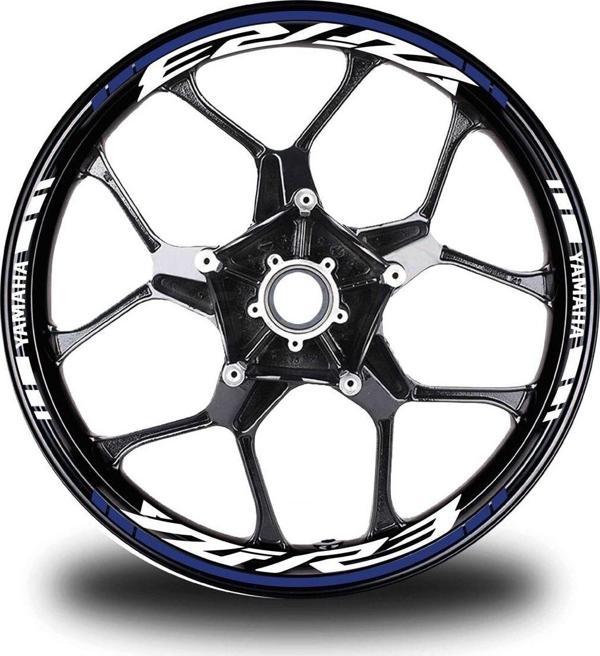 Gri Yamaha R6 Takım Jant Sticker Etiket - Image 1