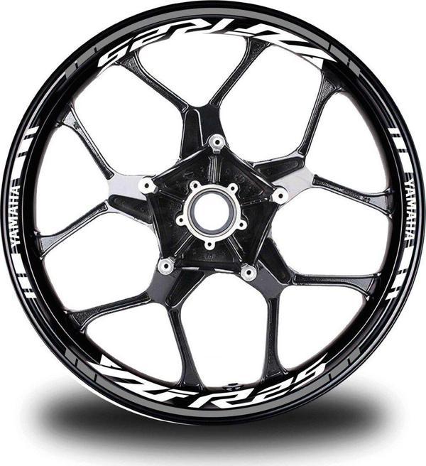 Gri Yamaha YZF R25 Takım Jant Sticker Etiket - Image 1
