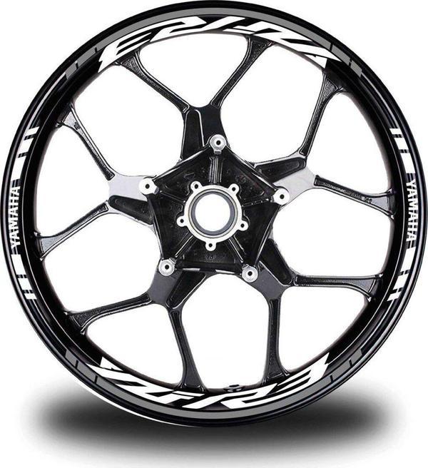 Gri Yamaha YZF R3 Takım Jant Sticker Etiket - Image 1