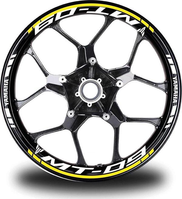 Kırmızı Yamaha Fz6 Takım Jant Sticker Etiket - Image 1