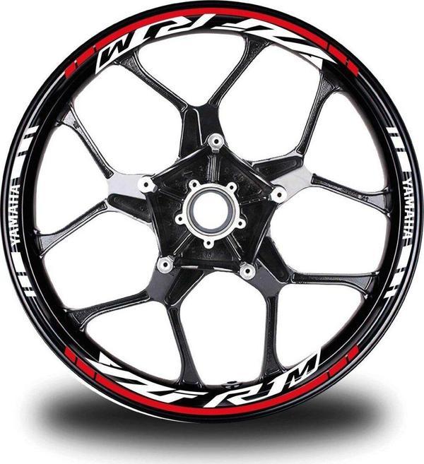 Kırmızı Yamaha R1M Jant Sticker Etiket - Image 1