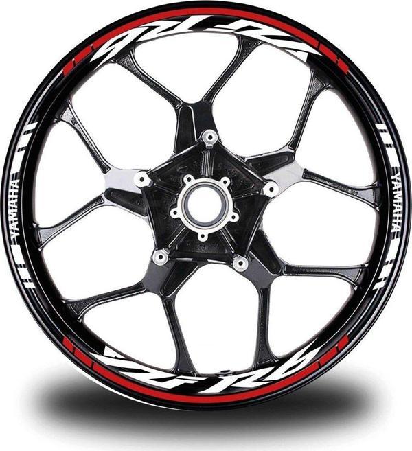Kırmızı Yamaha R6 Jant Sticker Etiket - Image 1