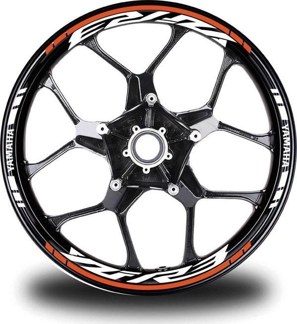 Kırmızı Yamaha R6 Takım Jant Sticker Etiket - Image 1