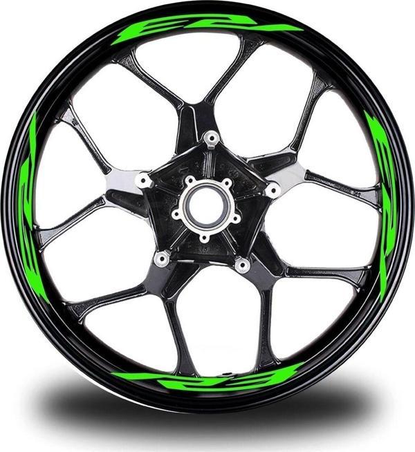 Kırmızı Yamaha Takım Jant Sticker Etiket - Image 1