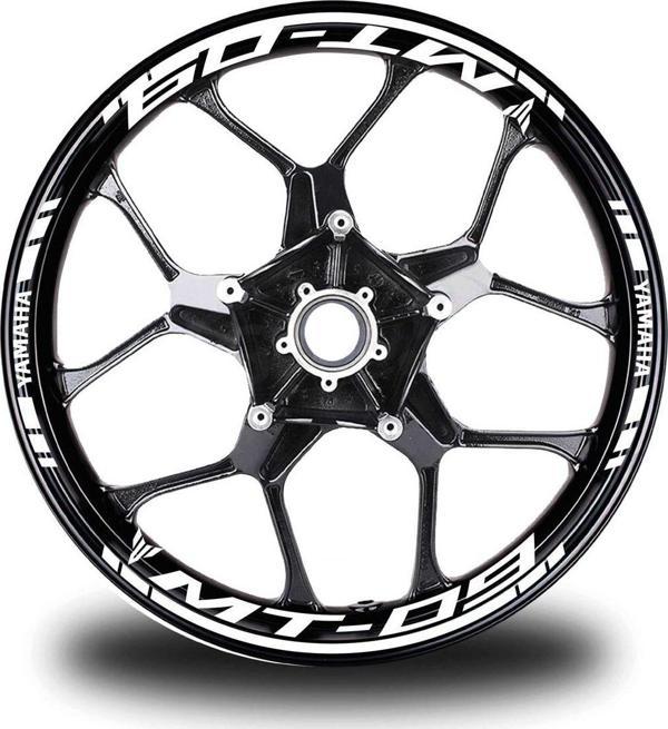 Koyu Sarı Yamaha Fz6 Takım Jant Sticker Etiket - Image 1