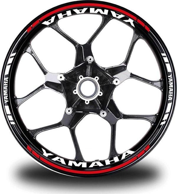 Koyu Sarı Yamaha Mt 10 Sp Takım Jant Sticker Etiket - Image 1