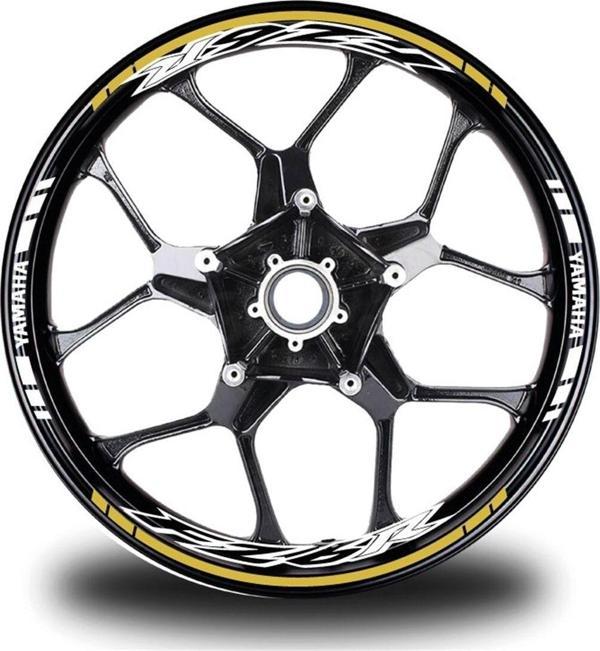 Cf Moto 250nk Neon Turuncu Jant Sticker Modeli - Image 1
