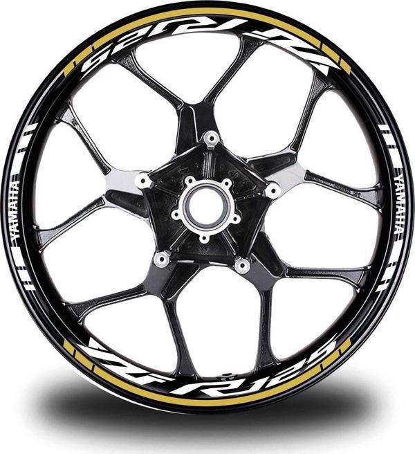 Neon Sarıyamaha Mt 09 Takım Jant Sticker Etiket - Image 1