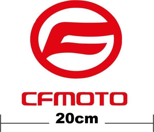 Cf Moto Logo Yazı Sticker Etiket Tek Renk - Image 1