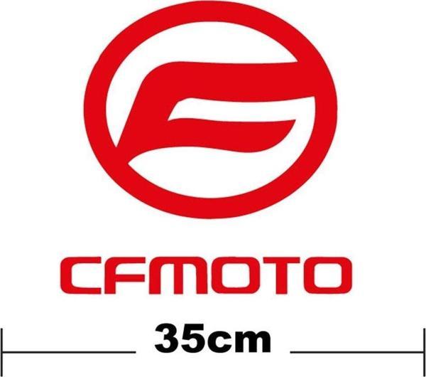 Cf Moto Logo Yazı Sticker Etiket Tek Renk - Image 1
