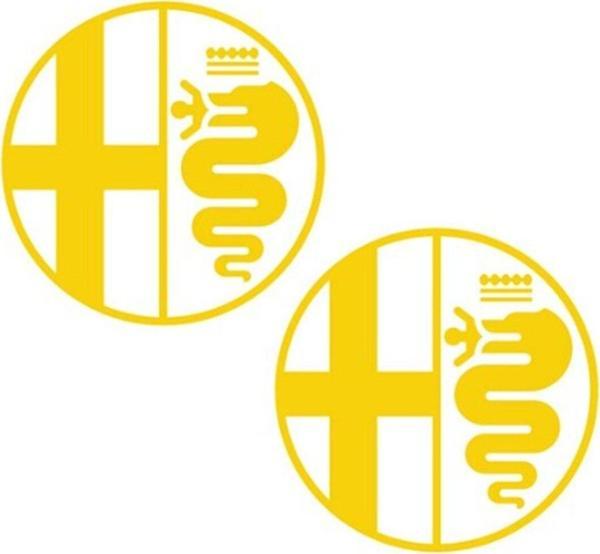 Alfa Romeo Otomobil Yan Kapı Logo Sticker Etiket Modeli - Image 1