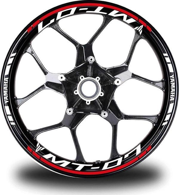 Sarı Yamaha Fz6r Takım Jant Sticker Etiket - Image 1