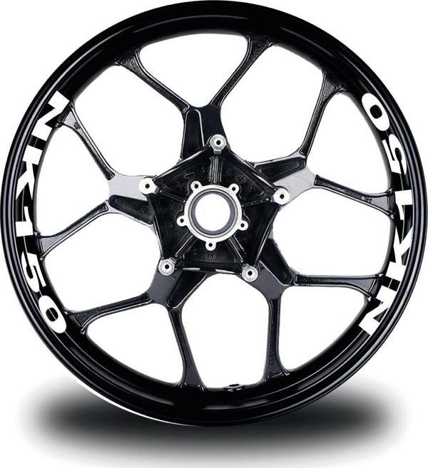 Cfmoto 150nk Jant Sticker Etiket Modeli Beyaz Renk - Image 1