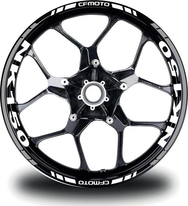 CFMOTO 150NK Takım Jant Sticker Etiket Modeli Gri Renk - Image 1