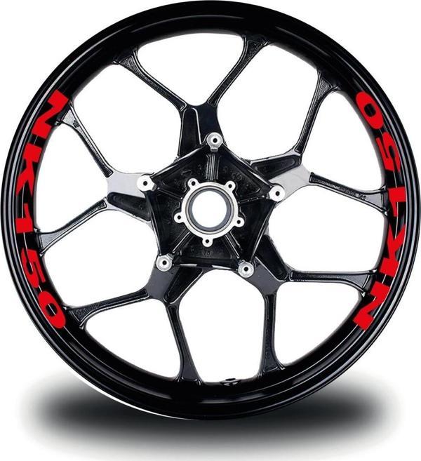 CFMOTO 150NK Takım Jant Sticker Etiket Modeli Kırmızı Renk - Image 1