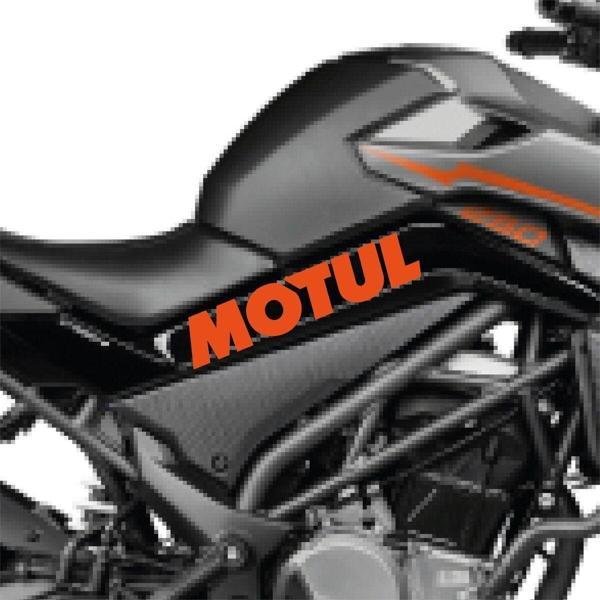 CFMOTO 250 NK Motul Orta Şase Tasarım Motosiklet Sticker Etiket Modeli Turuncu - Image 1
