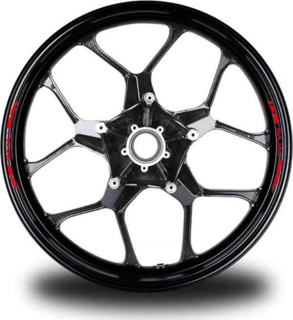 Bajaj 8li Jant Stıcker Modeli Kırmızı Uyumlu - Image 1