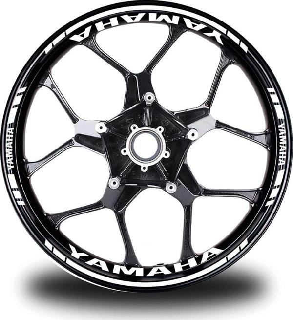 Sarı Yamaha Mt 10 Sp Takım Jant Sticker Etiket - Image 1