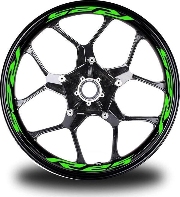 Sarı Yamaha Takım Jant Sticker Etiket - Image 1