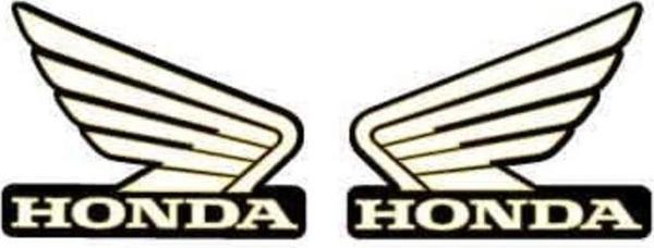 Honda Kanat Logo Orijinal Sticker Tasarım Baskılı Etiket Modeli - Image 1