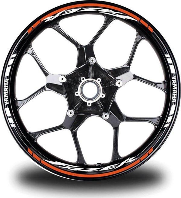 Turuncu Yamaha Fazer Jant Sticker Etiket - Image 1
