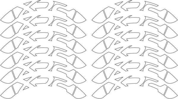 Honda PCX Sticker Etiket Modeli Jant - Image 1