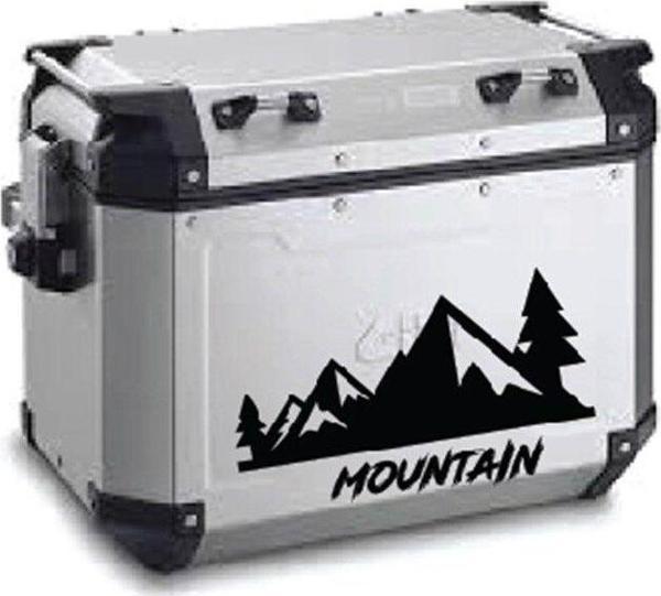 Dağ Temalı Motosiklet Çanta Sticker Etiket Modeli - Image 1