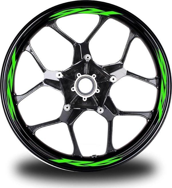 Turuncu Yamaha Takım Jant Sticker Etiket - Image 1