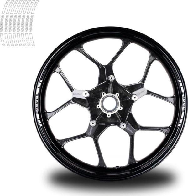 Yamaha 8'li Jant Stıcker Modeli Beyaz - Image 1