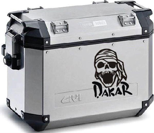 Kuru Kafa Desenli Dakar Motosiklet Çanta Sticker Etiket Modeli - 2 - Image 1